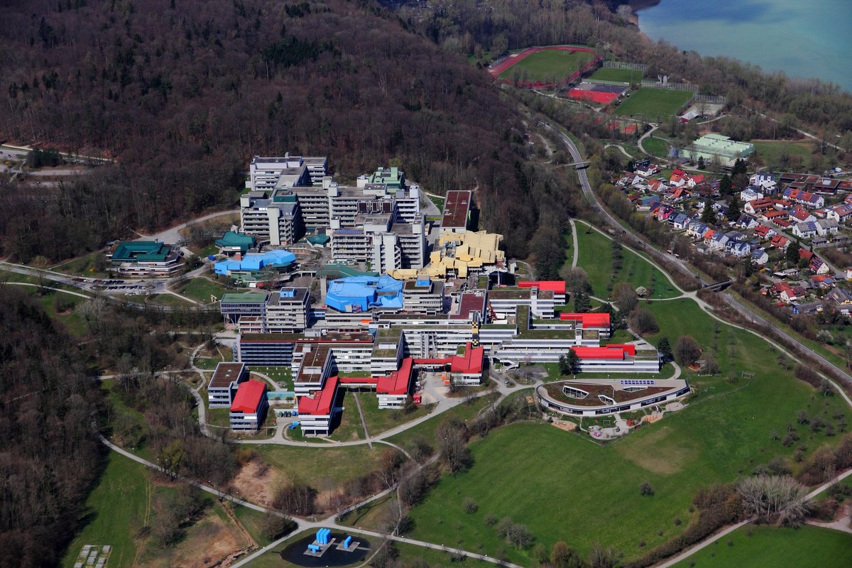Ariel view of the University Konstanz