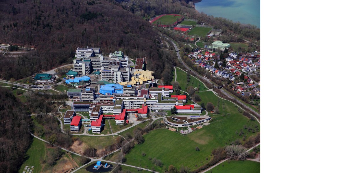 Luftaufnahme vom Campus der Universität Konstanz